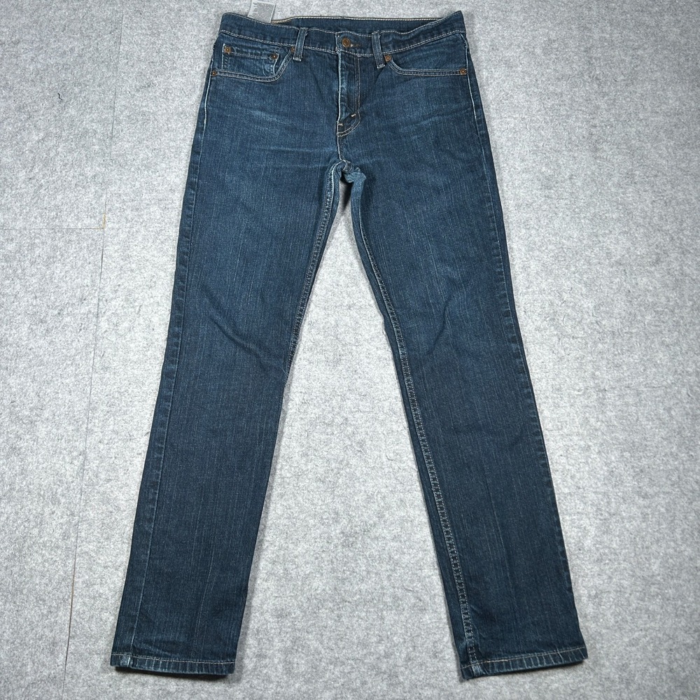 Levi's Denim Jeans Mens 34x32 Blue 511 Slim Fit Casual Classic Stretch